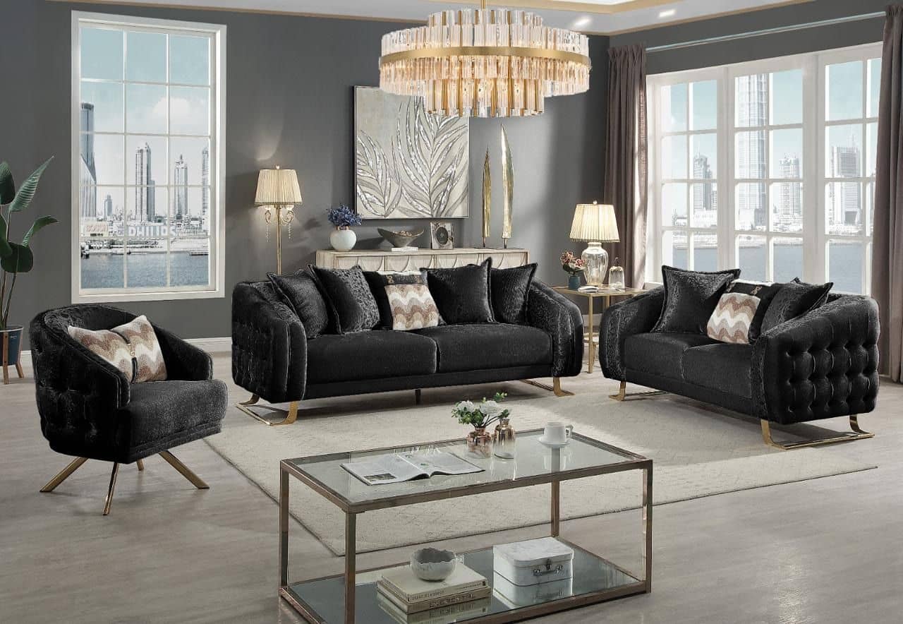 Claudia Velvet Sofa — Sofa | Trendz Furniture