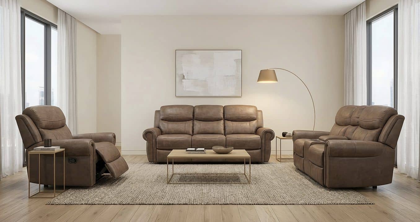 Supra Brown — Recliner Sofa | Trendz Furniture