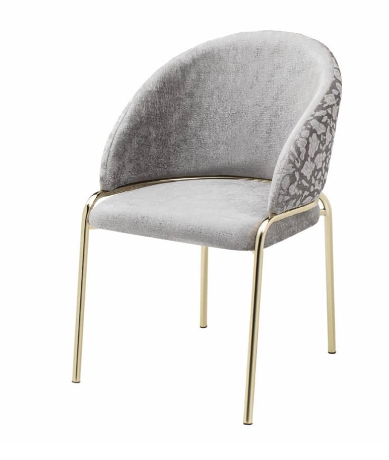 Onyx Gold Legs - Grey — Dining Chair | Trendz Furniture