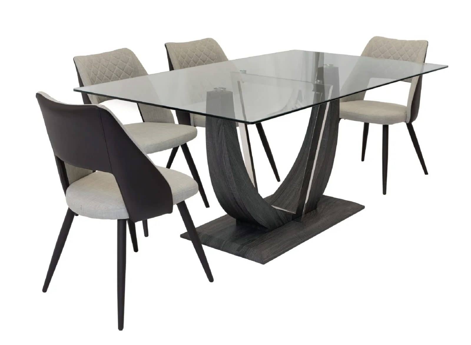 Norway & Robin Contemporary Dining Set (c) — Dining Table | Trendz Furniture