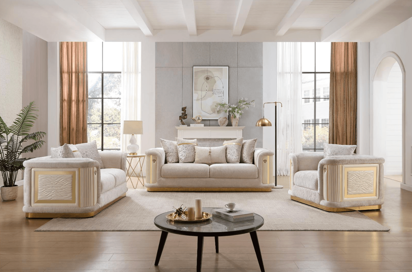Bona Velvet Sofa — Sofa | Trendz Furniture