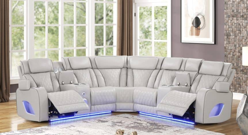 Fortunerbeige — Sectional Sofa | Trendz Furniture