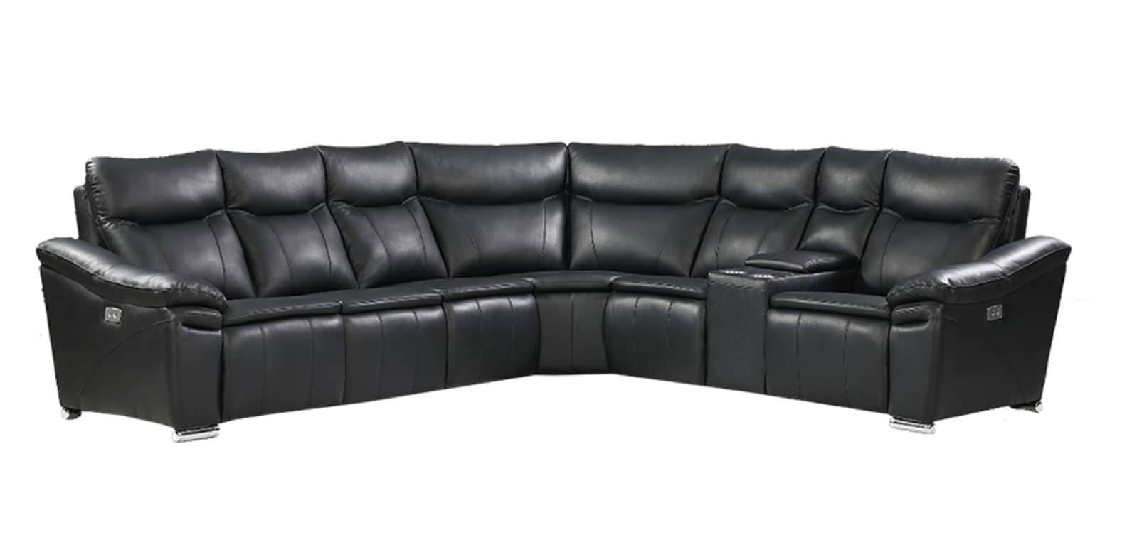 Eliana Black — Sectional Sofa | Trendz Furniture