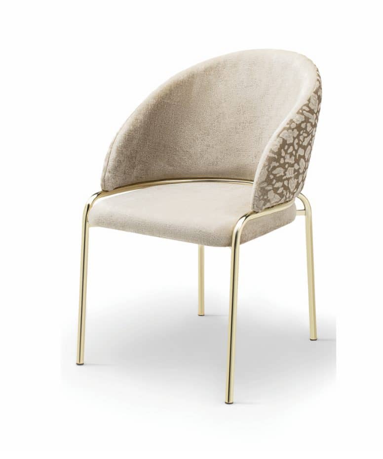 Onyx Gold Legs - Beige — Dining Chair | Trendz Furniture