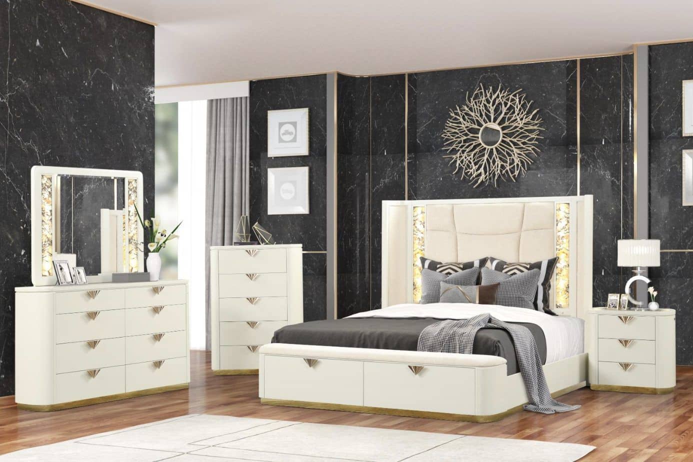 Pierre — Bed Set | Trendz Furniture