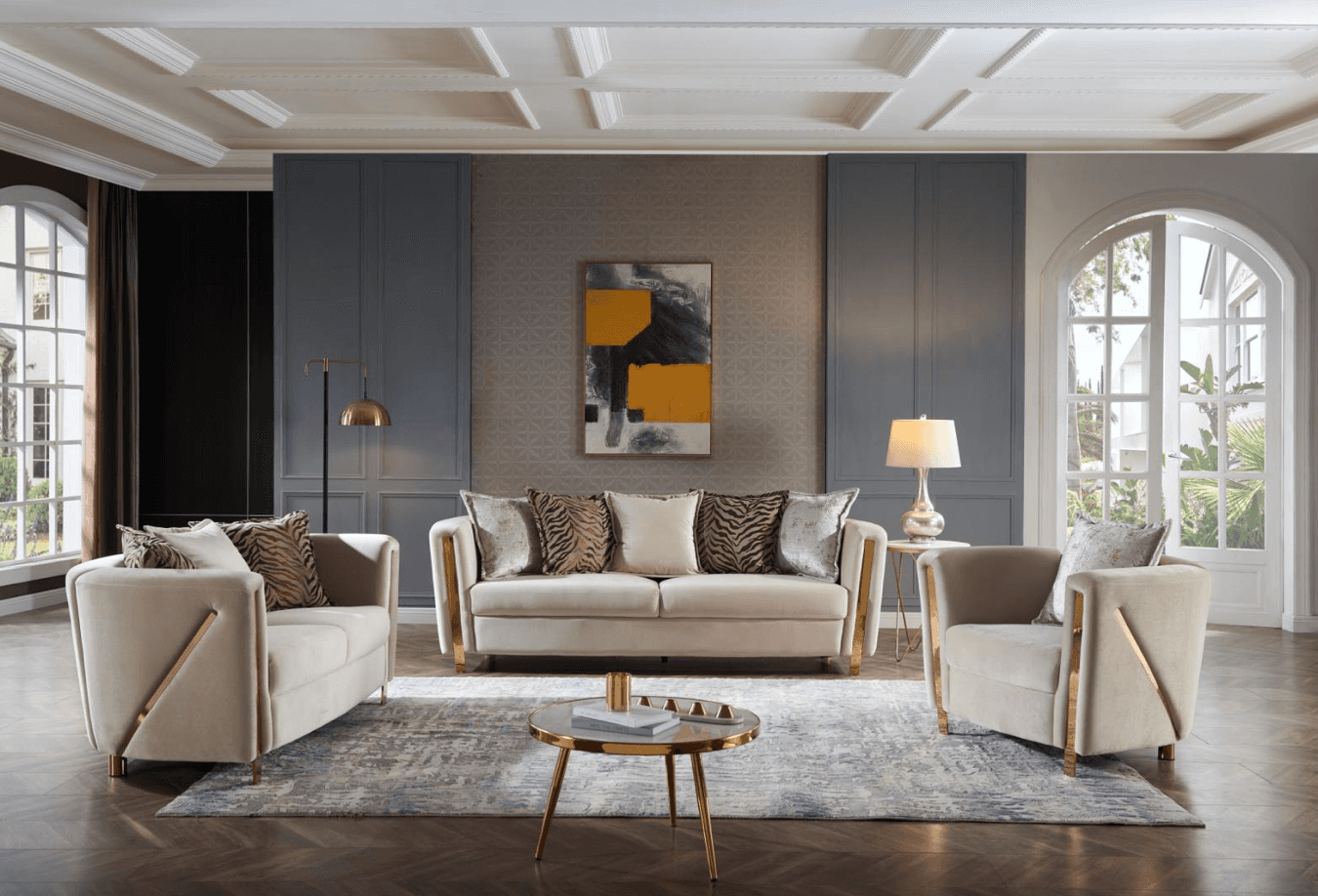 Chanelle Velvet Sofa — Sofa | Trendz Furniture