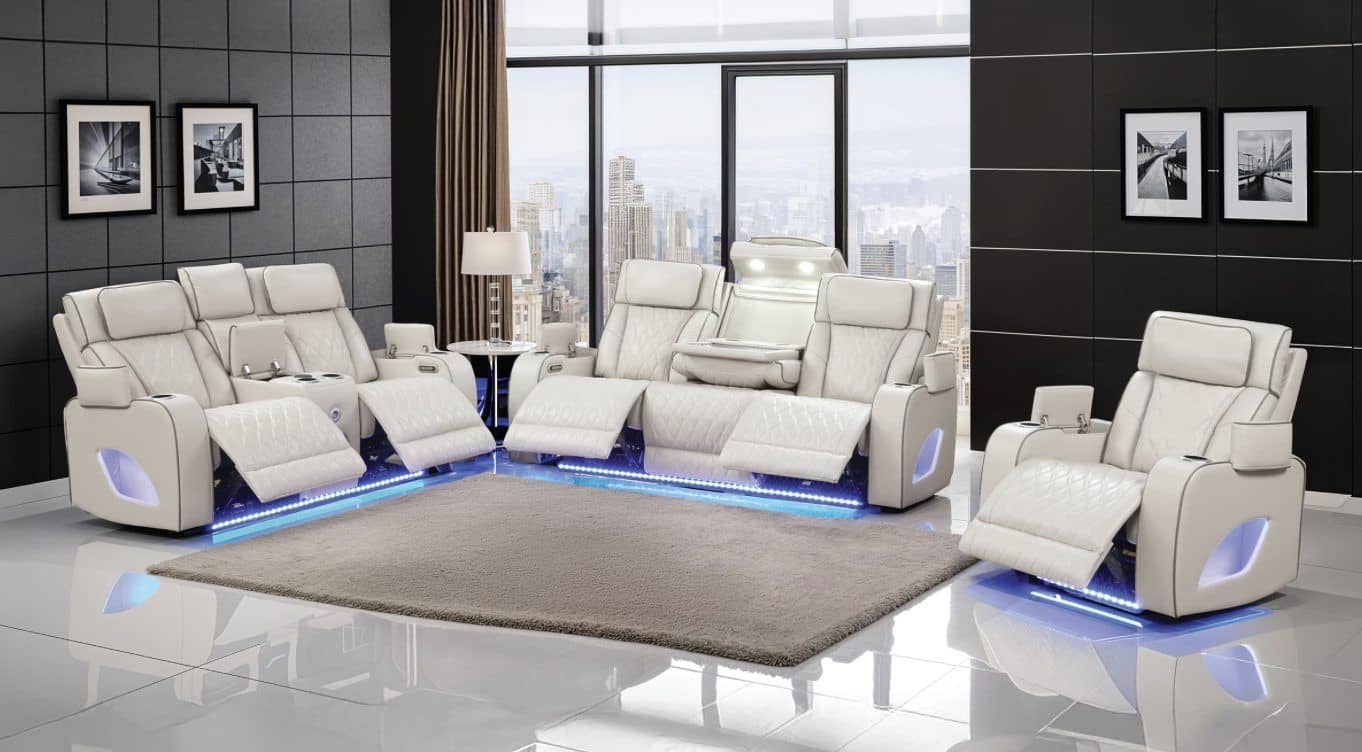 Fortuner Beige — Recliner Sofa | Trendz Furniture