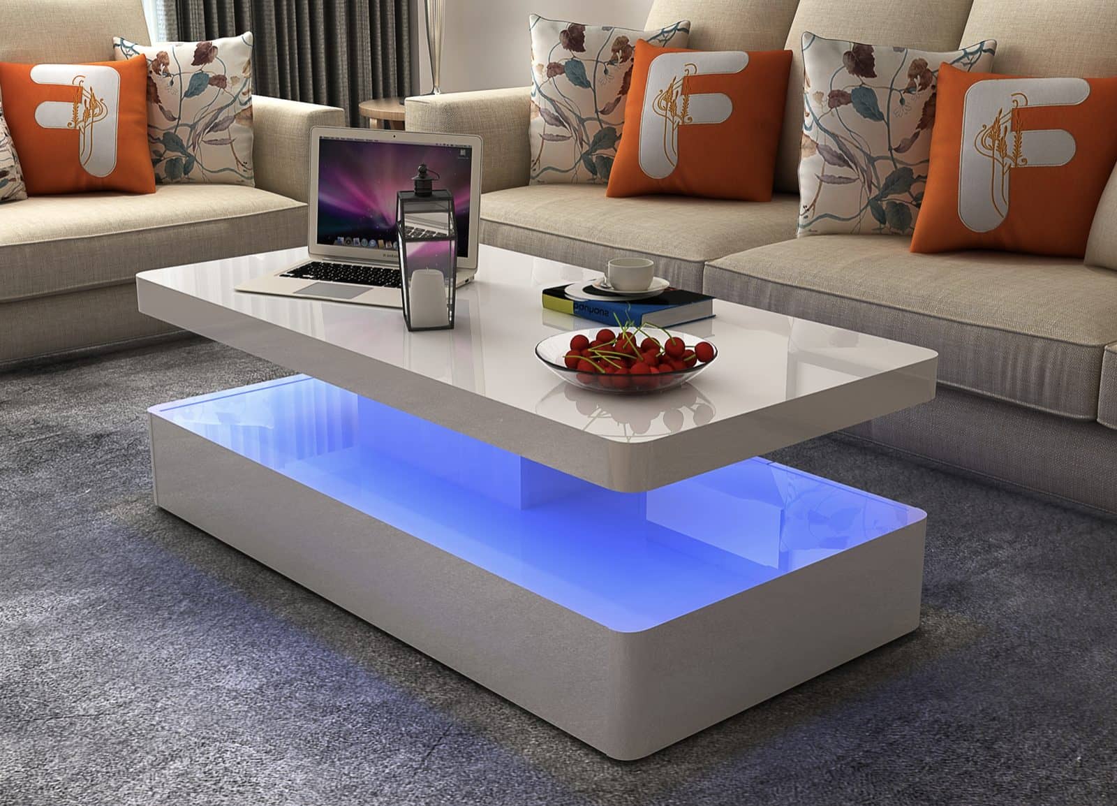 Aurora White — Coffee Table | Trendz Furniture