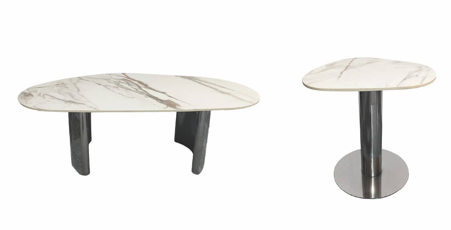 Gianna Carbon Steel — Coffee Table | Trendz Furniture