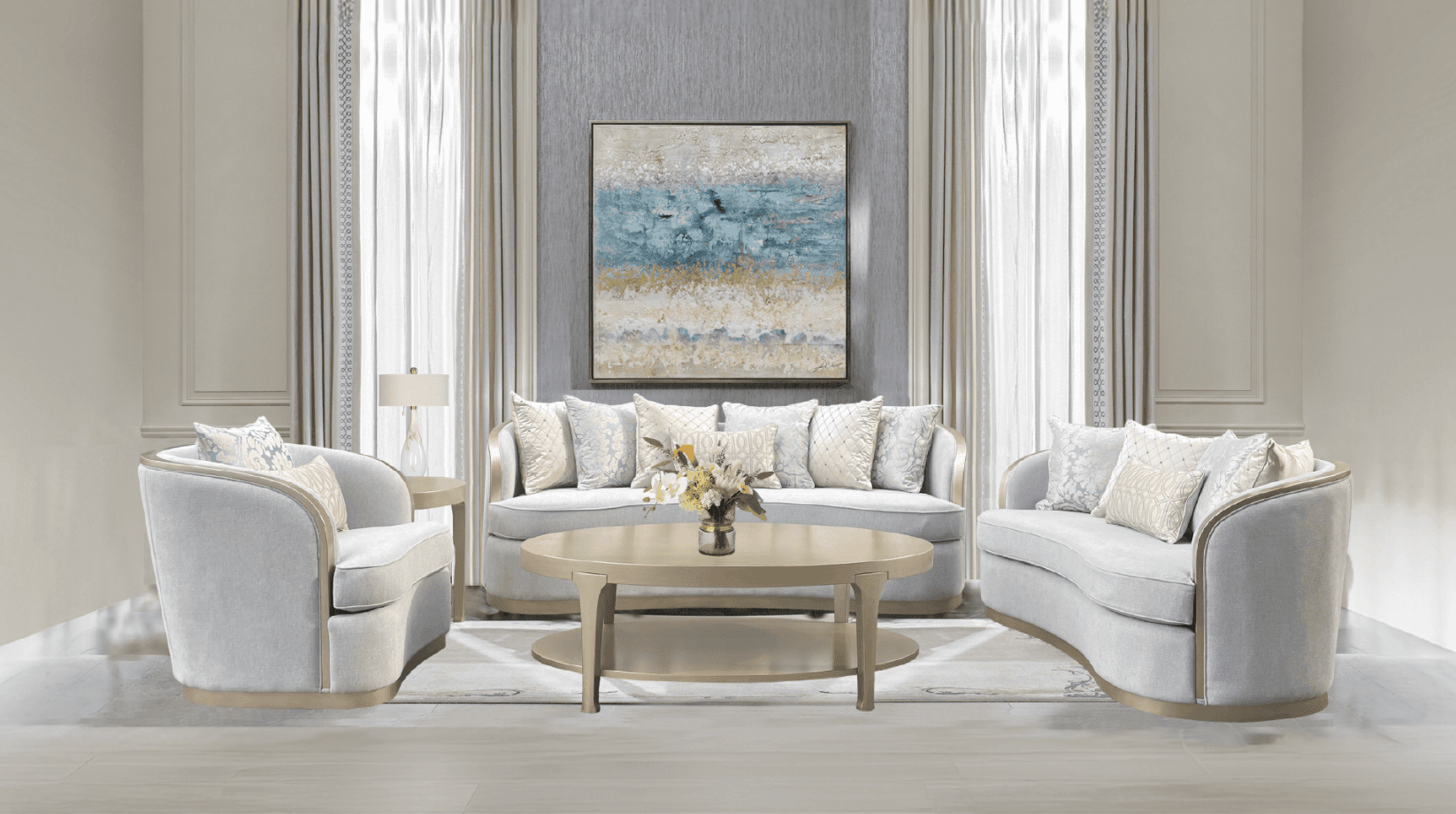 Francesca Velvet Sofa — Sofa | Trendz Furniture