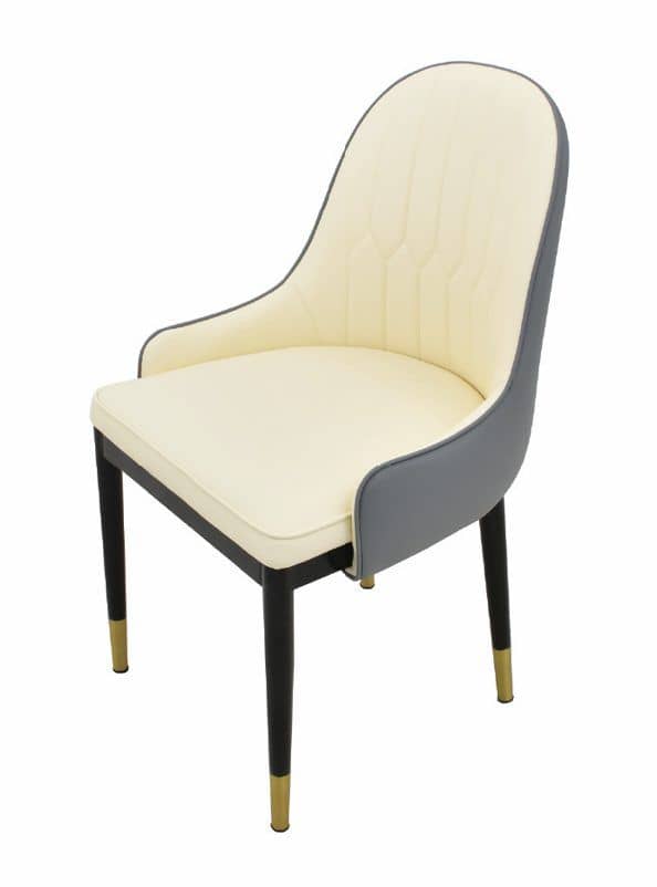 Lou - Cream Grey — Dining Chair | Trendz Furniture