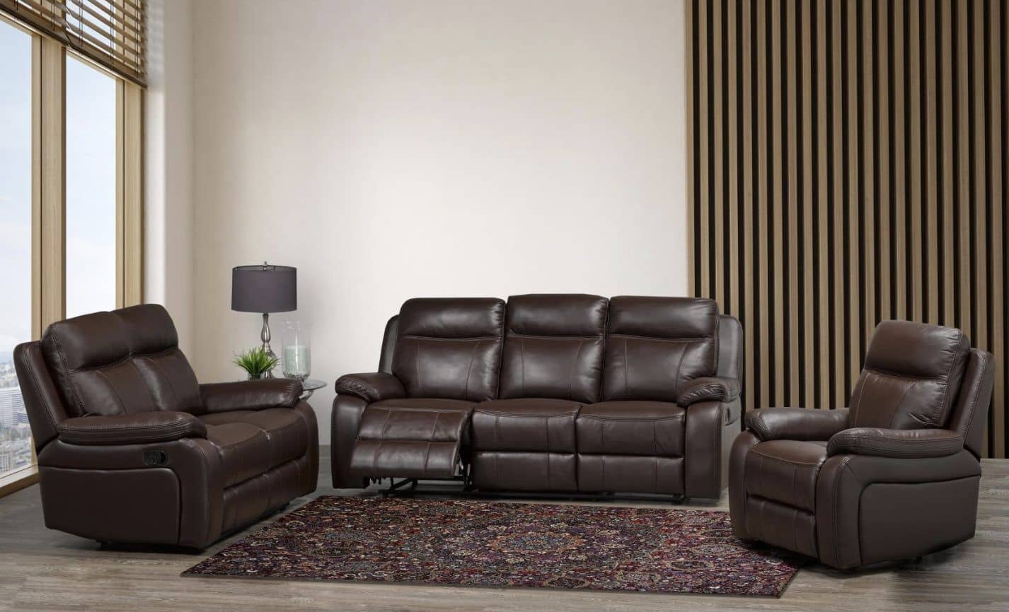 Duke Brown — Recliner Sofa | Trendz Furniture