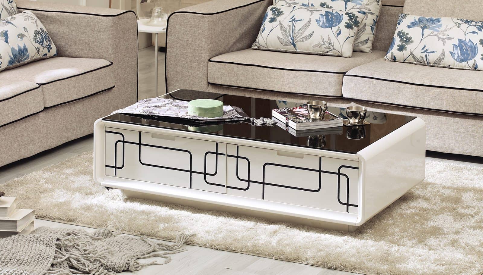 Laurel White — Coffee Table | Trendz Furniture