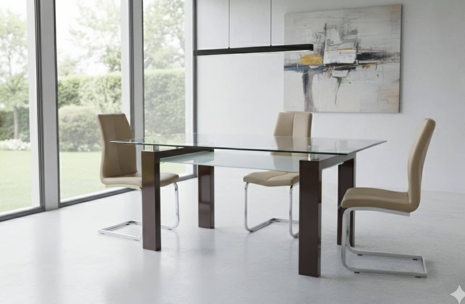 Nano & Victory Contemporary Dining Set (c) — Dining Table | Trendz Furniture