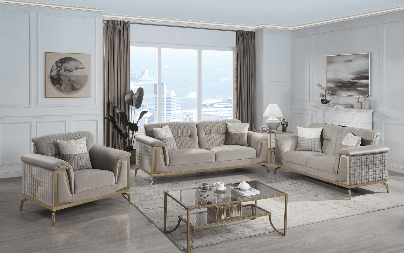 Aida Velvet Sofa — Sofa | Trendz Furniture