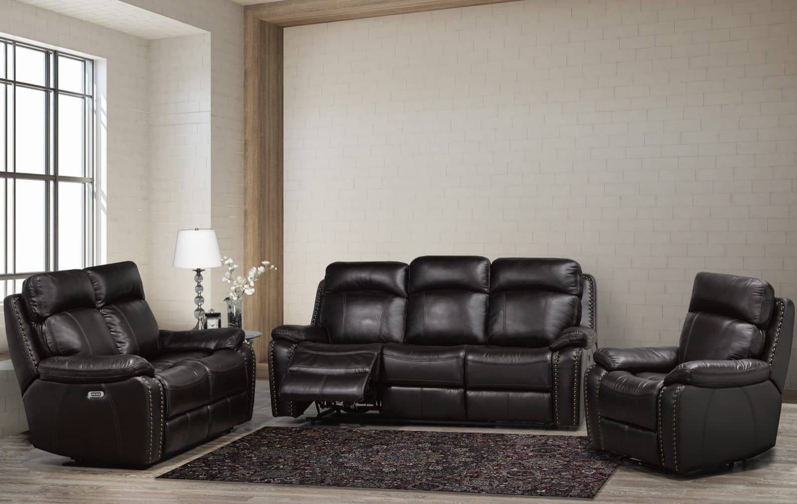 Boomer Chocolate — Recliner Sofa | Trendz Furniture