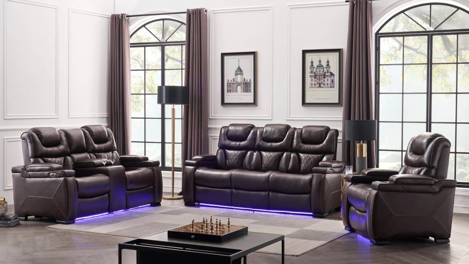 Lexus Brown — Recliner Sofa | Trendz Furniture